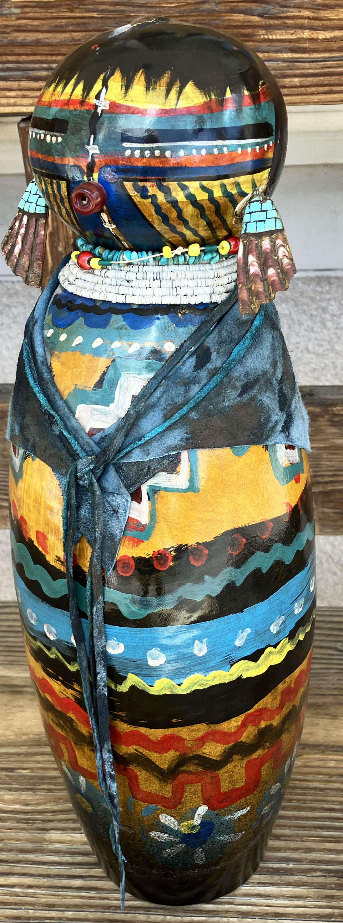 Robert Rivera | Gourd Sculpture Art| Penfield Gallery of Indian Arts | Albuquerque, New Mexico